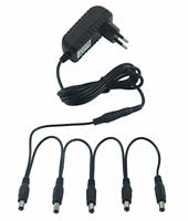 Rockpower NT 50 EU 9V DC, 1300 mA, adapter voor effectpedalen met daisy chain - thumbnail