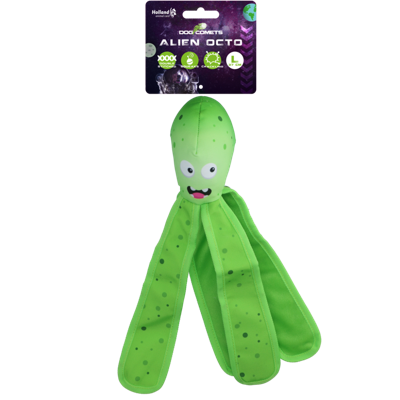 Dog Comets Alien Octo Green L Dog Comets Alien Octo Green L