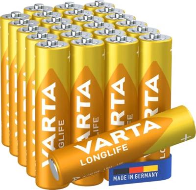 Varta VARTA Longlife AAA Cube Pack24 AAA batterij (potlood) Alkaline 1.5 V 24 stuk(s) Varta VARTA Longlife AAA Cube Pack24 AAA batterij (potlood) Alkaline 1.5 V 24 stuk(s)