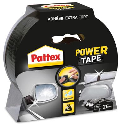 Plakband pattex 50mmx25m power tape zwart Plakband pattex 50mmx25m power tape zwart