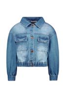 Like Flo zomer spijkerjasje meisjes - denim blauw - Dina - thumbnail