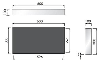 In Of Opbouwnis Looox CBoX Rechthoek 60x30x10 Wit Looox In Of Opbouwnis Looox CBoX Rechthoek 60x30x10 Wit Looox