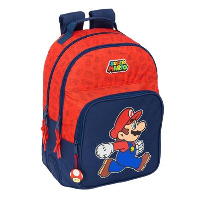 Schoolrugzak Super Mario Trick Rood Donkerblauw 32 x 42 x 15 cm