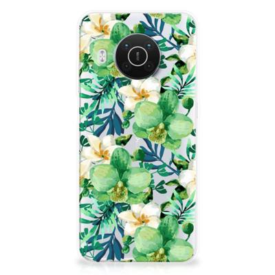 Nokia X10 | X20 | TPU Case | Orchidee Groen Nokia X10 | X20 | TPU Case | Orchidee Groen