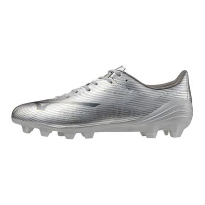 Mizuno Alpha II Select Gras Voetbalschoenen (FG) Zilver Grijs Goud