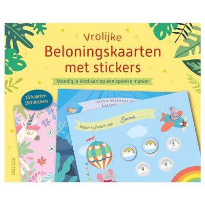 Deltas Vrolijke beloningskaarten met stickers Deltas Vrolijke beloningskaarten met stickers