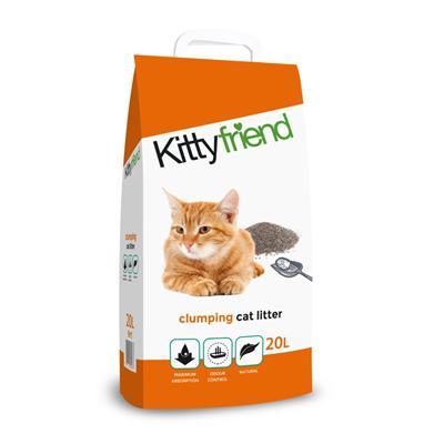 Kitty Friend Clum samenklonterende kattenbakvulling 20L