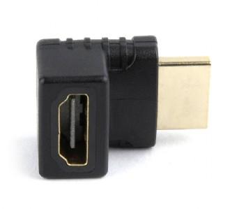 Haakse HDMI verloopstekker, 270° naar beneden
