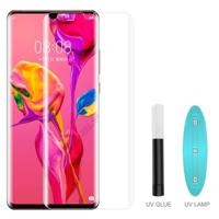 UV vloeistof gebogen volledige lijm volledig scherm getemperd glas voor Huawei P20 Lite - thumbnail