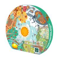 Hape vier seizoenen puzzel met licht - 16st. - thumbnail