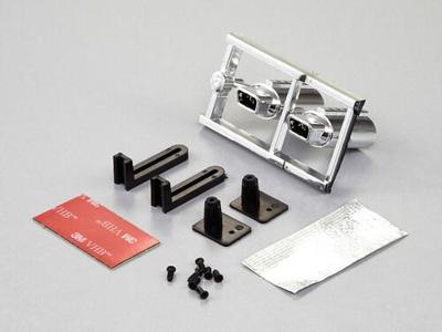 Killerbody - Uitlaten (uit te breiden met LED) voor 1/10