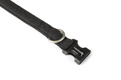 Macleather Halsband Zwart 35-50x2cm