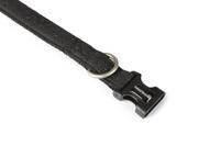Macleather Halsband Zwart 35-50x2cm - thumbnail