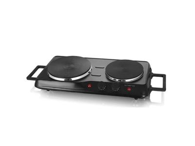 Emerio HP-114482.1 Dubbele Elektrische Kookplaat Zwart