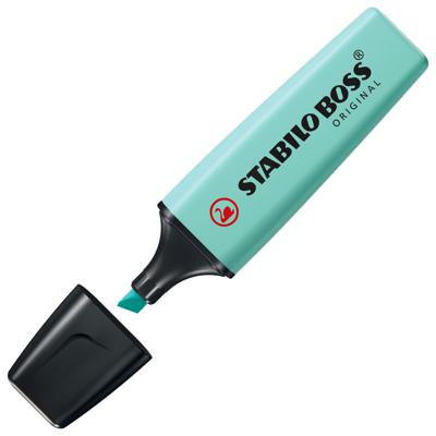 Markeerstift stabilo boss 70/113 pastel turquoise | 10 stuks