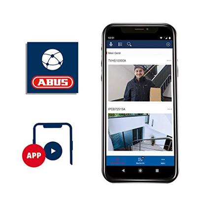 ABUS Performance Line 4-Kanal PoE Set TVVR36422T IP-Bewakingscameraset LAN 4-kanaals Met 2 cameras 1920 x 1080 Pixel - thumbnail