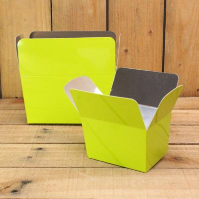 Bonbon doosjes - Chocolade doosje - Limoengroen 134 basic laag - 12 stuks