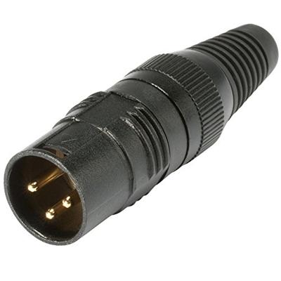 Hicon HI-X3CM-G XLR-connector Stekker, recht Aantal polen: 3 Zwart 1 stuk(s) Hicon HI-X3CM-G XLR-connector Stekker, recht Aantal polen: 3 Zwart 1 stuk(s)