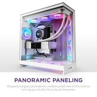 ATX Semi-toren doos NZXT CM-H92FW-R1 Wit - thumbnail