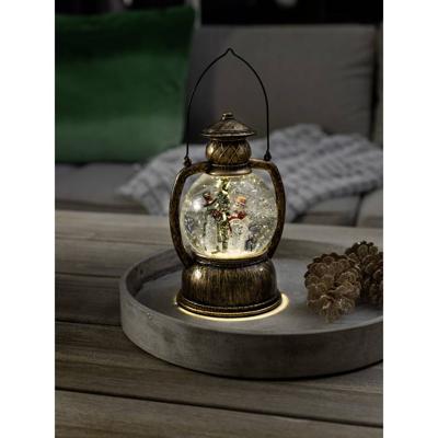 KONSTSMIDE Ronde ledlantaarn sneeuwpop KONSTSMIDE Ronde ledlantaarn sneeuwpop