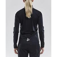 Craft 1905625 Progress Halfzip Tee LS W - Black/White - XS - thumbnail