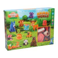 Lobbes Speelgoed BV Kleiset dieren wereld - 6 kleipotjes - thumbnail