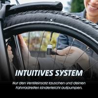 Schwalbe fiets ventiel ombouwset dv-scv + pompkop clic valve - thumbnail