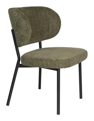 ZILT Eetkamerstoel 'Ondrea' kleur Groen ZILT Eetkamerstoel 'Ondrea' kleur Groen