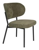 ZILT Eetkamerstoel 'Ondrea' kleur Groen - thumbnail