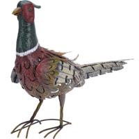 Fazant metaal 58x20x40cm - thumbnail