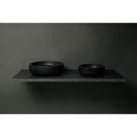 Forzalaqua Verona waskom 40x40x12cm Rond Natuursteen Graniet gezoet 8010235 - thumbnail