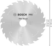 Bosch Accessories Bosch Power Tools 2608837704 Hardmetaal-cirkelzaagblad 190 x 20 mm Aantal tanden: 24 1 stuk(s) - thumbnail