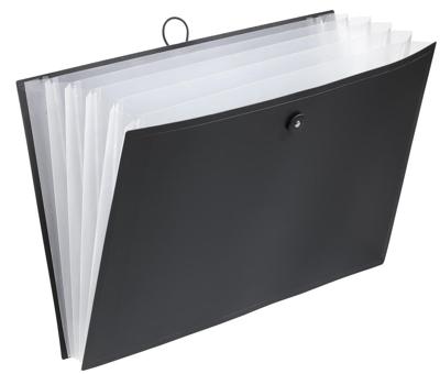 Viquel voorordner, met 6 vakken, ft A3, zwart