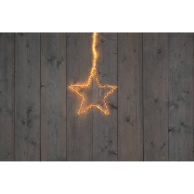 37Cm Ster Zwart 200Led Classic Warm 50Cm Verlicht Snoer - 4,5M Aanloopsnoer - On / Dimmer / 8/16H Timer / Off Ip44 Trafo kerstverlichting Anna's Collection - Annas collection