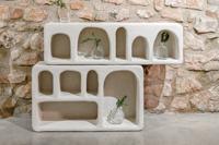 Planken Home ESPRIT Wit Spar Hout MDF 100 x 18 x 30 cm Voor aan de muur - thumbnail