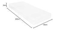 Matras 7 Zone 16 cm PU-schuim H2 H3 120x200 cm - thumbnail