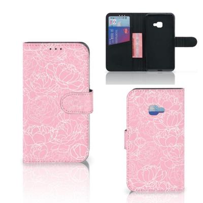Samsung Galaxy Xcover 4 | Xcover 4s Hoesje White Flowers