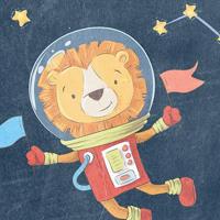 Komar Into Adventure Fotobehang Friends in Space - IAX7-0036 - thumbnail