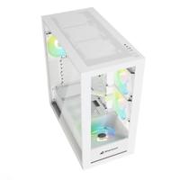 Sharkoon rebel c60 rgb midi tower behuizing (wit | 2x usb-a | 1x usb-c | rgb | tempered glass) - thumbnail
