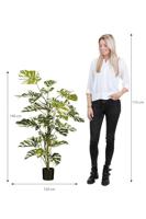 Mica Decorations kunstplant monstera 140cm groen - thumbnail