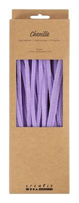 Creativ Company Chenille, l: 30 cm, dikte 6 mm, paars, 50 stuk/ 1 doos