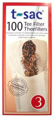 t-sac Theefilters No. 3 - voor 100 x acht koppen thee