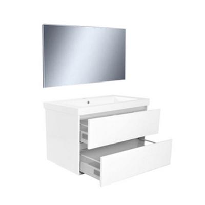 Badkamermeubel Wiesbaden Vision 80x46 Wit (2 laden) Badkamermeubel Wiesbaden Vision 80x46 Wit (2 laden)
