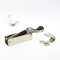 Dictator deuropvanger 1100 met lage haak 1011 vernikkeld - thumbnail