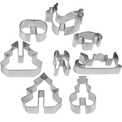 Uitsteekvormenset 3D Kerstkoekjes, 8dlg. Uitsteekvormenset 3D Kerstkoekjes, 8dlg.
