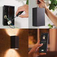 Hue Resonate muurlamp wit en gekleurd licht roestvrij staal verlichting Philips - Philips - thumbnail