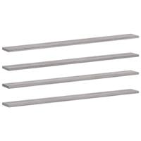 Wandschappen 4 st 100x10x1,5 cm bewerkt hout grijs sonoma eiken - thumbnail