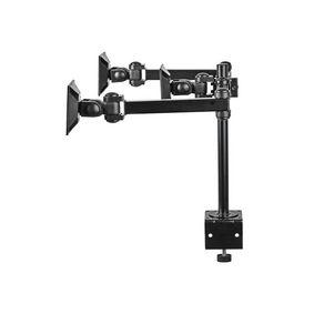 Nedis ergotmm100bk ergonomische monitorbeugel drie monitor-armen draai- en kantelbaar zwart - thumbnail