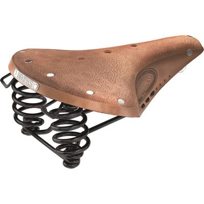 BROOKS B67 short softened - dark tan