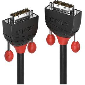 LINDY 36255 1m DVI-D Single Link kabel, Black Line